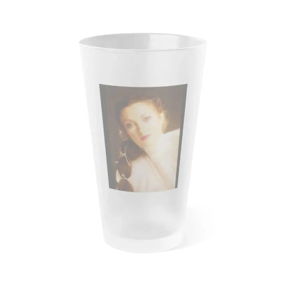 Jane Seymour #37 (Vintage Female Icon) Frosted Pint Glass 16oz 16oz Frosted - Go Mug Yourself