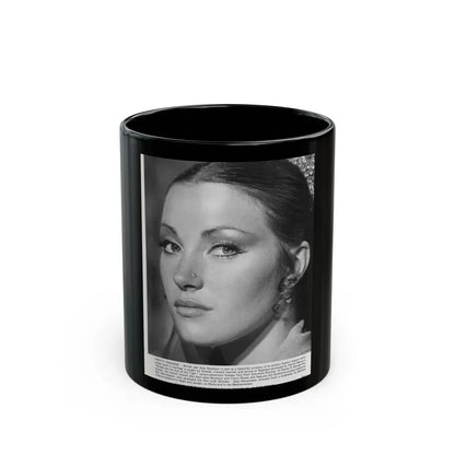 Jane Seymour #38 (Vintage Female Icon) Black Coffee Mug 11oz - Go Mug Yourself