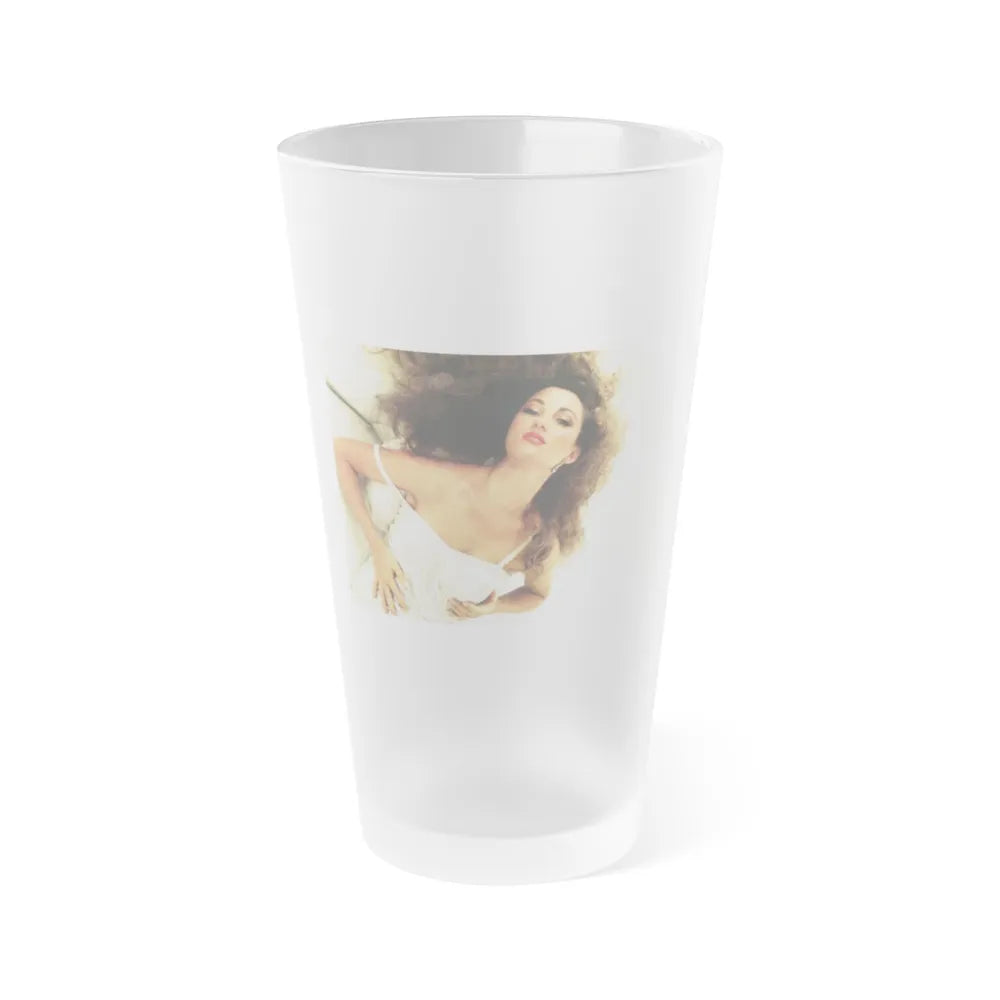 Jane Seymour #44 (Vintage Female Icon) Frosted Pint Glass 16oz-16oz-Frosted-Go Mug Yourself