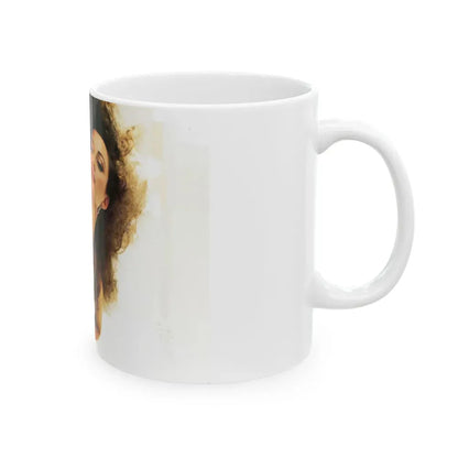 Jane Seymour #44 (Vintage Female Icon) White Coffee Mug - Go Mug Yourself