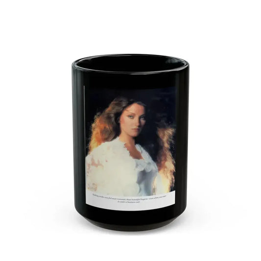 Jane Seymour #47 (Vintage Female Icon) Black Coffee Mug 15oz - Go Mug Yourself
