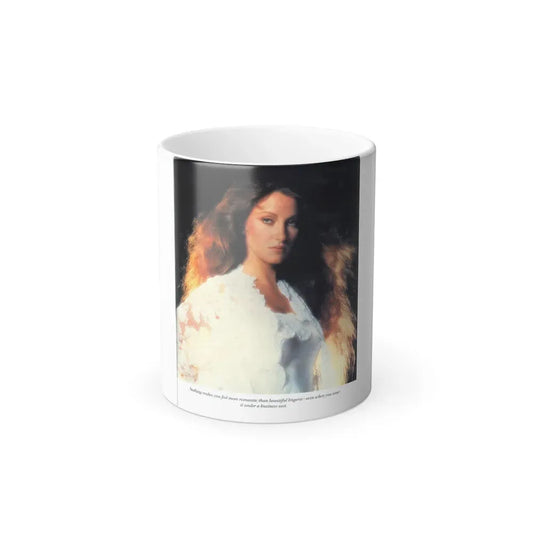 Jane Seymour #47 (Vintage Female Icon) Color Changing Coffee Mug 11oz - Go Mug Yourself