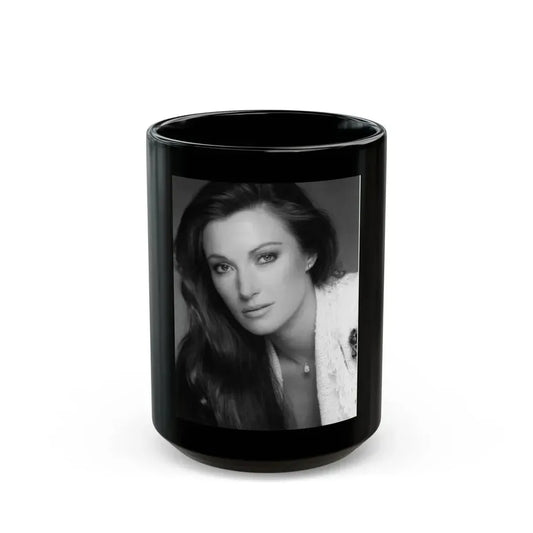 Jane Seymour #52 (Vintage Female Icon) Black Coffee Mug 15oz - Go Mug Yourself