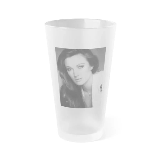 Jane Seymour #52 (Vintage Female Icon) Frosted Pint Glass 16oz 16oz Frosted - Go Mug Yourself
