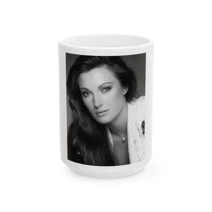 Jane Seymour #52 (Vintage Female Icon) White Coffee Mug 15oz - Go Mug Yourself