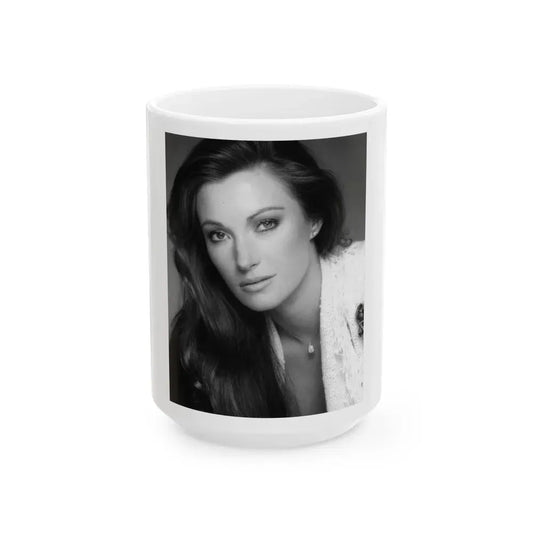 Jane Seymour #52 (Vintage Female Icon) White Coffee Mug 15oz - Go Mug Yourself