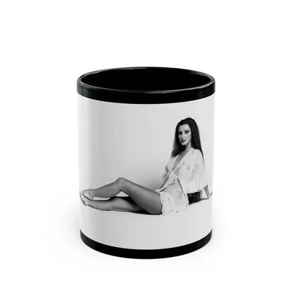 Jane Seymour #53 (Vintage Female Icon) Black Coffee Mug 11oz - Go Mug Yourself