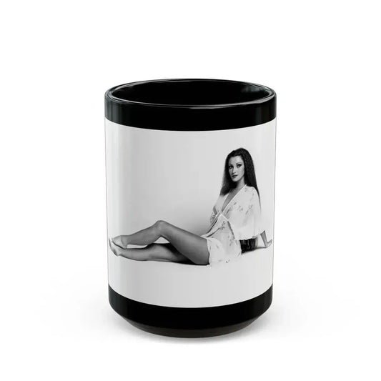 Jane Seymour #53 (Vintage Female Icon) Black Coffee Mug 15oz - Go Mug Yourself