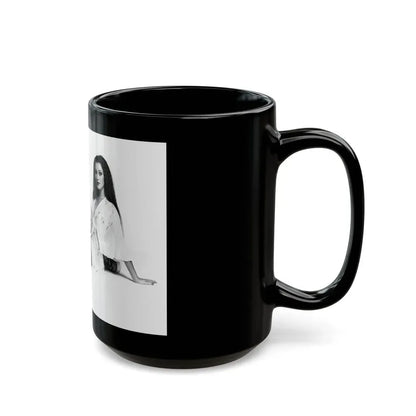 Jane Seymour #53 (Vintage Female Icon) Black Coffee Mug - Go Mug Yourself