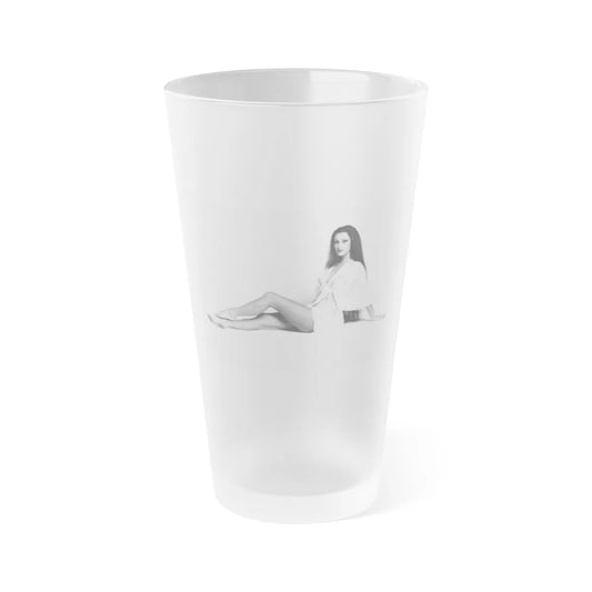 Jane Seymour #53 (Vintage Female Icon) Frosted Pint Glass 16oz-16oz-Frosted-Go Mug Yourself