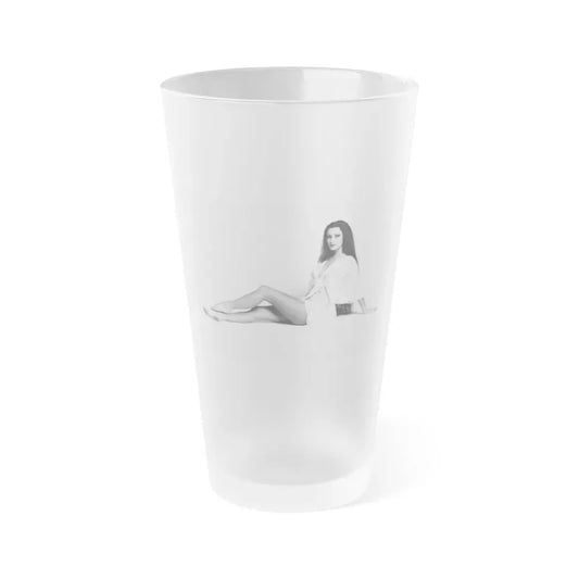 Jane Seymour #53 (Vintage Female Icon) Frosted Pint Glass 16oz 16oz Frosted - Go Mug Yourself