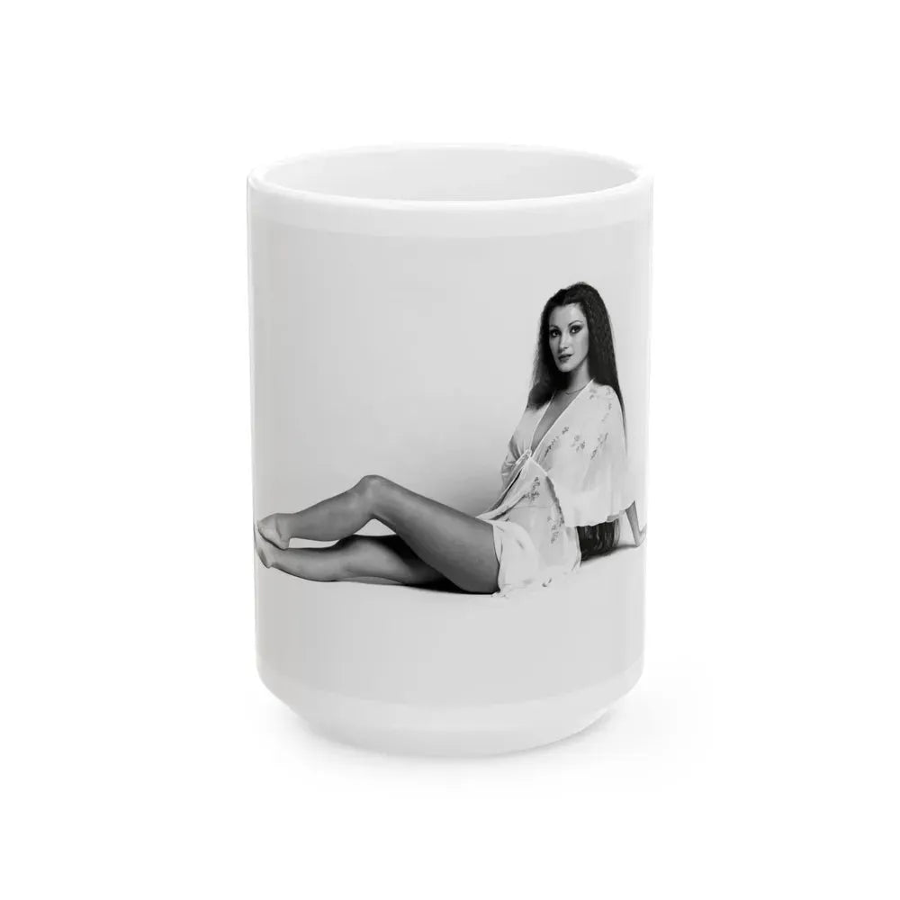Jane Seymour #53 (Vintage Female Icon) White Coffee Mug 15oz - Go Mug Yourself