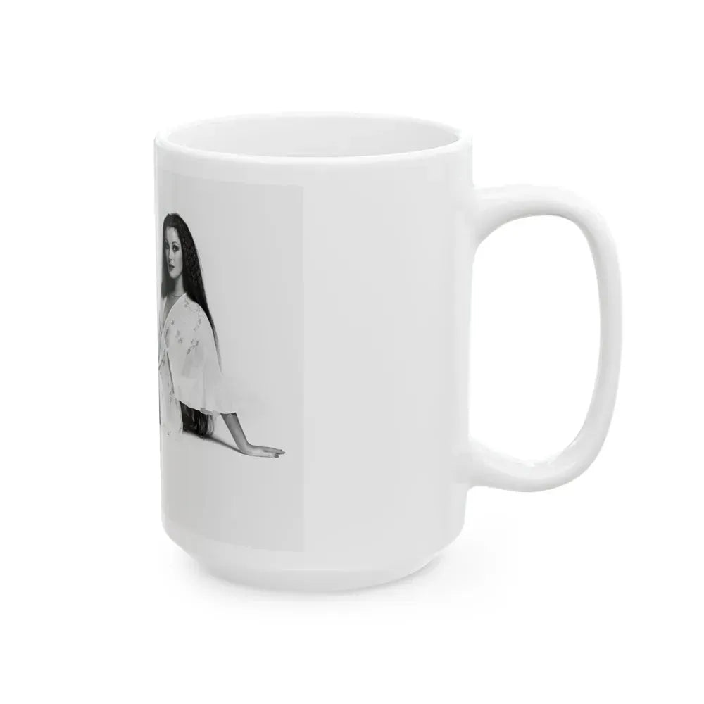 Jane Seymour #53 (Vintage Female Icon) White Coffee Mug - Go Mug Yourself