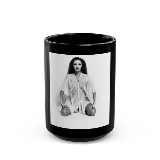 Jane Seymour #54 (Vintage Female Icon) Black Coffee Mug 15oz - Go Mug Yourself