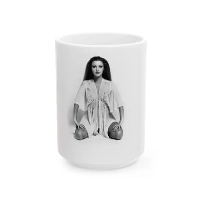 Jane Seymour #54 (Vintage Female Icon) White Coffee Mug 15oz - Go Mug Yourself