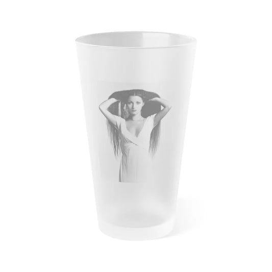 Jane Seymour #55 (Vintage Female Icon) Frosted Pint Glass 16oz-16oz-Frosted-Go Mug Yourself