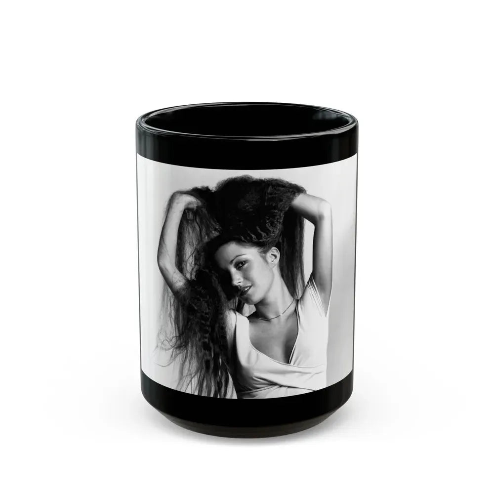 Jane Seymour #56 (Vintage Female Icon) Black Coffee Mug 15oz - Go Mug Yourself