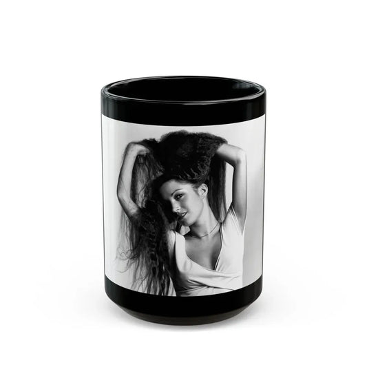 Jane Seymour #56 (Vintage Female Icon) Black Coffee Mug 15oz - Go Mug Yourself