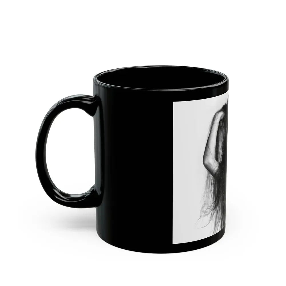 Jane Seymour #56 (Vintage Female Icon) Black Coffee Mug - Go Mug Yourself