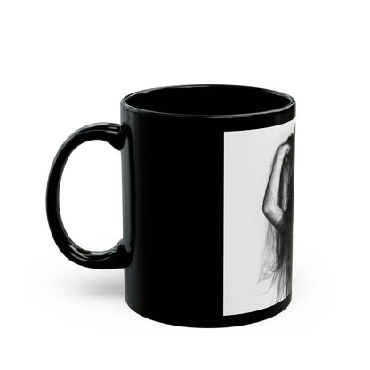 Jane Seymour #56 (Vintage Female Icon) Black Coffee Mug - Go Mug Yourself