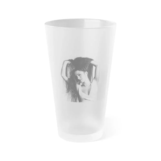 Jane Seymour #56 (Vintage Female Icon) Frosted Pint Glass 16oz 16oz Frosted - Go Mug Yourself