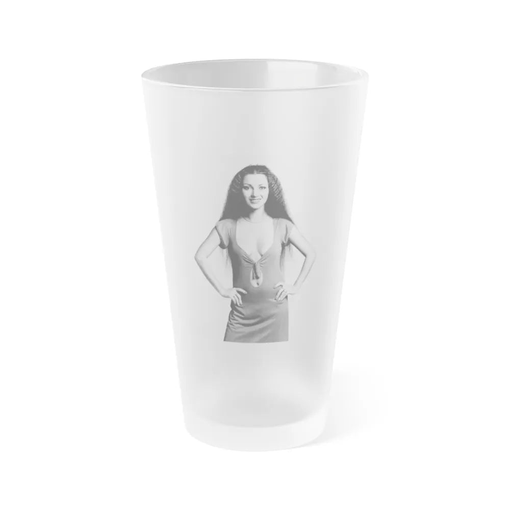 Jane Seymour #57 (Vintage Female Icon) Frosted Pint Glass 16oz-16oz-Frosted-Go Mug Yourself