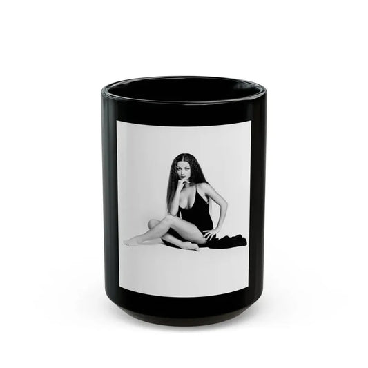 Jane Seymour #58 (Vintage Female Icon) Black Coffee Mug 15oz - Go Mug Yourself