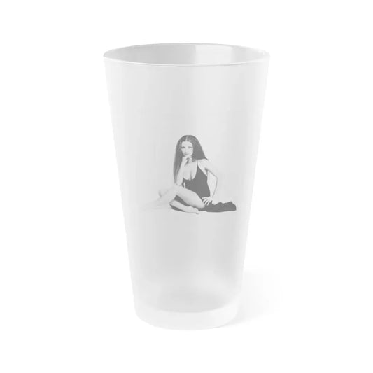 Jane Seymour #58 (Vintage Female Icon) Frosted Pint Glass 16oz 16oz Frosted - Go Mug Yourself