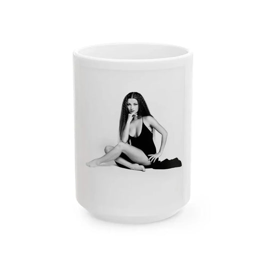 Jane Seymour #58 (Vintage Female Icon) White Coffee Mug 15oz - Go Mug Yourself