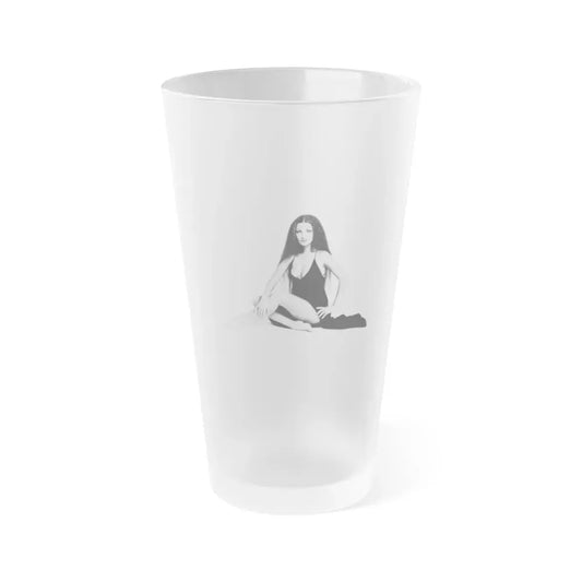 Jane Seymour #59 (Vintage Female Icon) Frosted Pint Glass 16oz 16oz Frosted - Go Mug Yourself