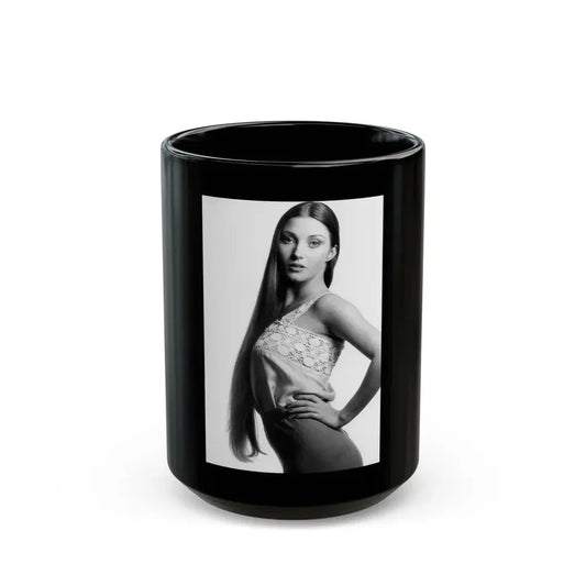 Jane Seymour #60 (Vintage Female Icon) Black Coffee Mug 15oz - Go Mug Yourself