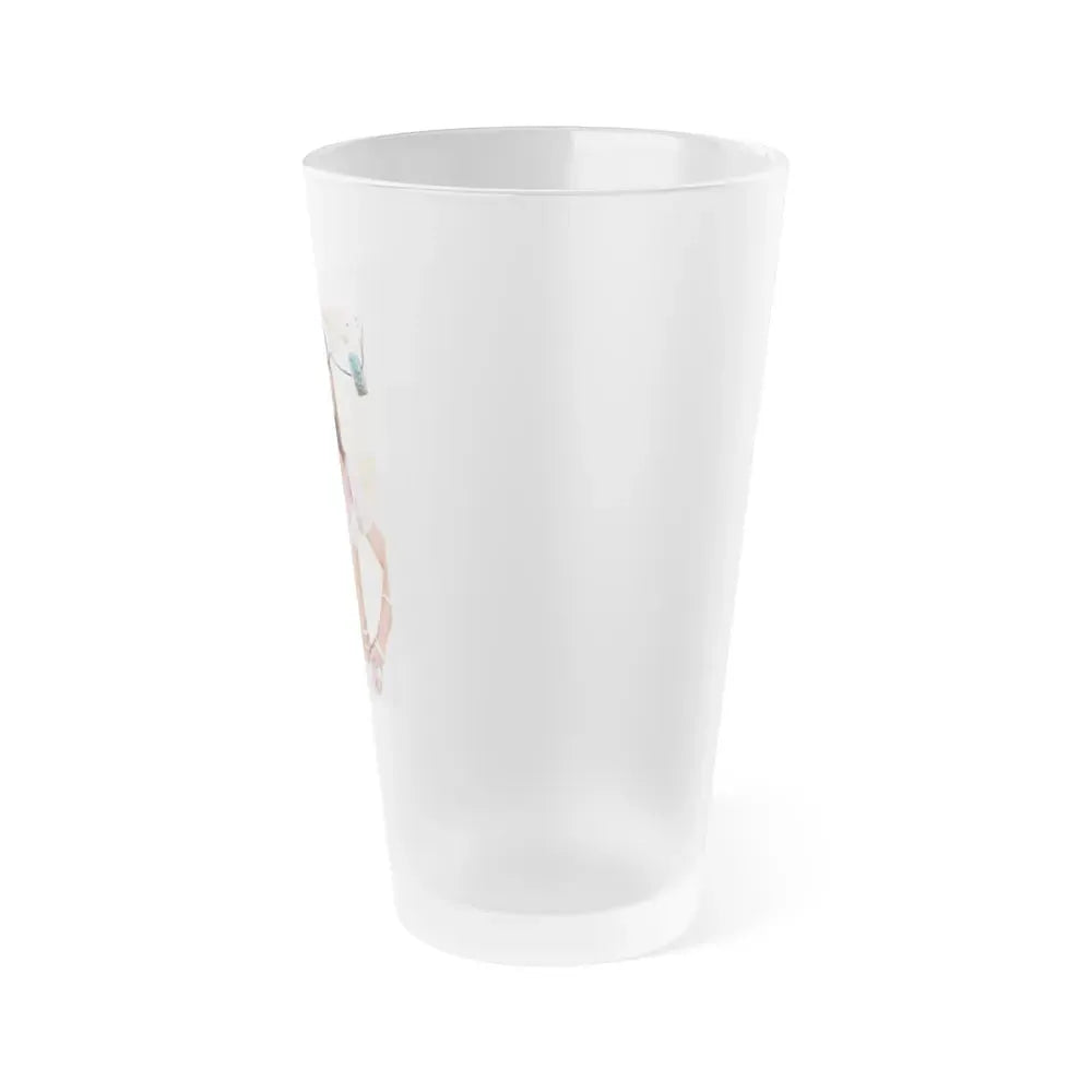 Jane Seymour #62 (Vintage Female Icon) Frosted Pint Glass 16oz - Go Mug Yourself