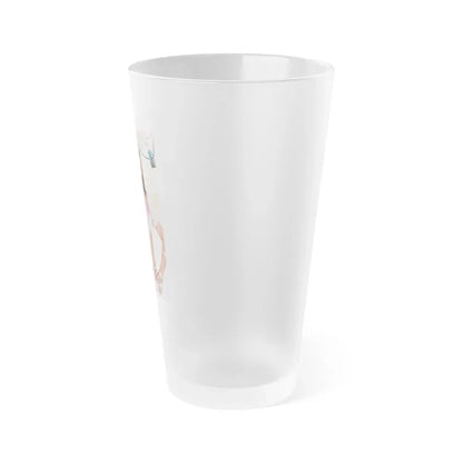 Jane Seymour #62 (Vintage Female Icon) Frosted Pint Glass 16oz - Go Mug Yourself