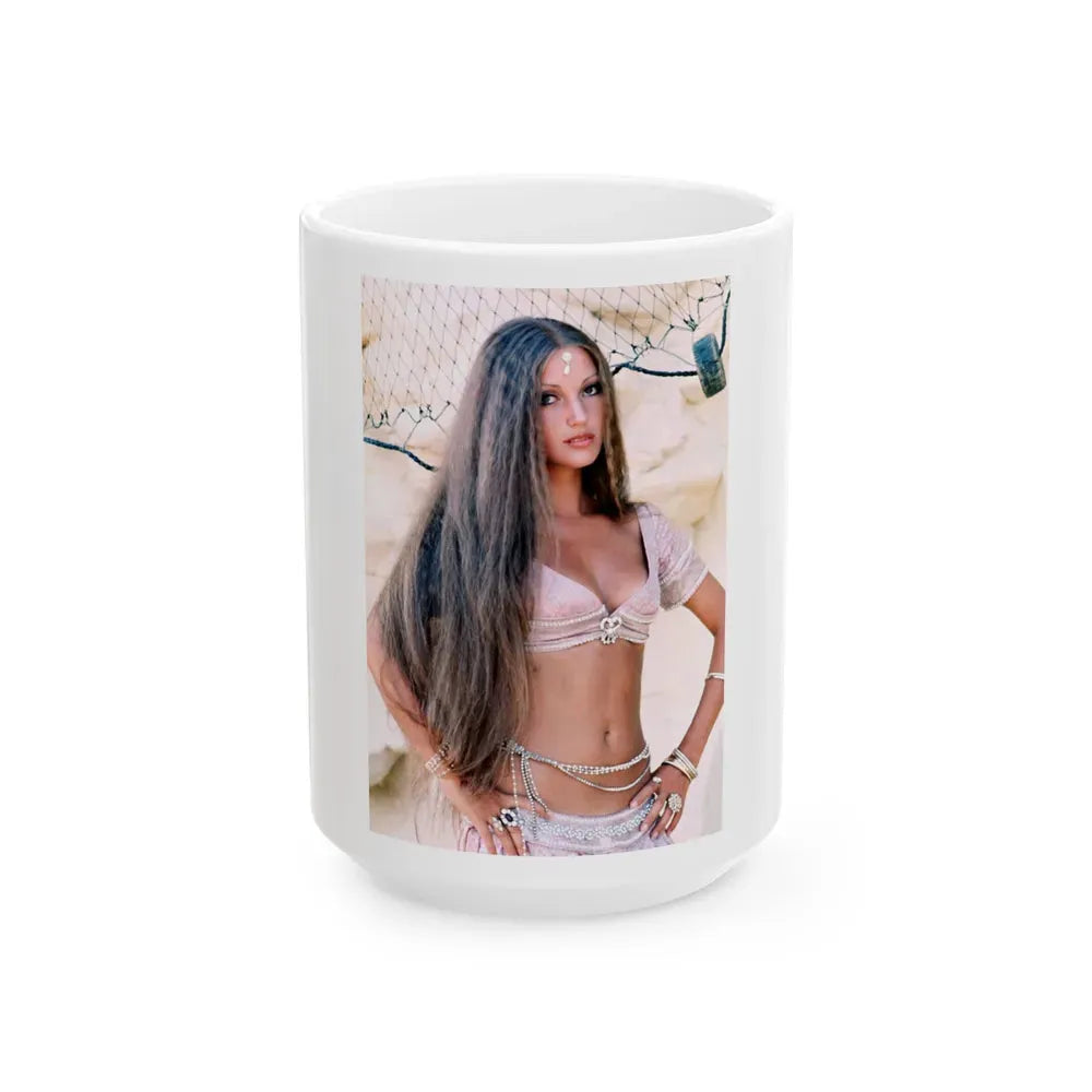 Jane Seymour #62 (Vintage Female Icon) White Coffee Mug 15oz - Go Mug Yourself