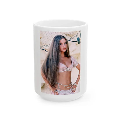 Jane Seymour #62 (Vintage Female Icon) White Coffee Mug 15oz - Go Mug Yourself