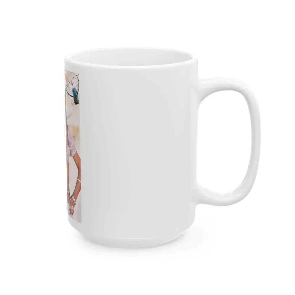 Jane Seymour #62 (Vintage Female Icon) White Coffee Mug - Go Mug Yourself