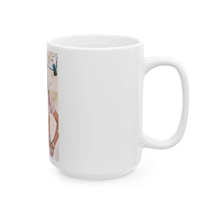 Jane Seymour #62 (Vintage Female Icon) White Coffee Mug - Go Mug Yourself