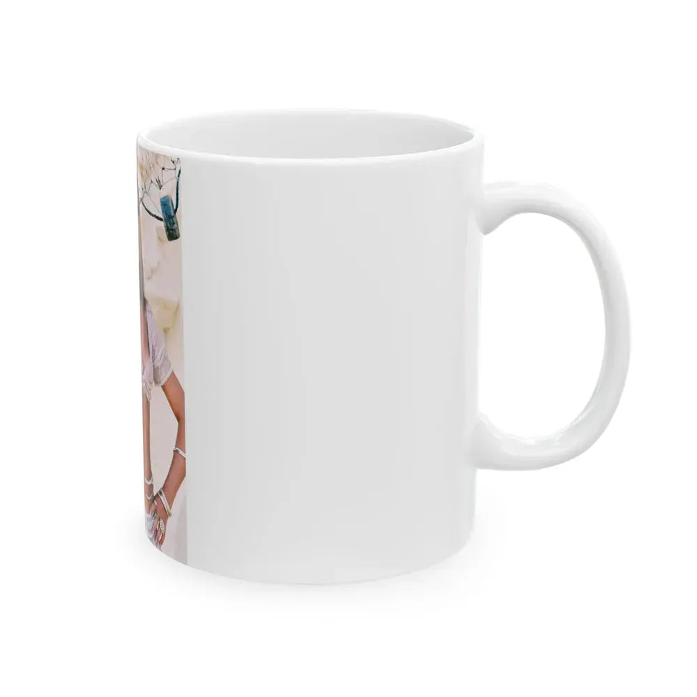 Jane Seymour #62 (Vintage Female Icon) White Coffee Mug - Go Mug Yourself