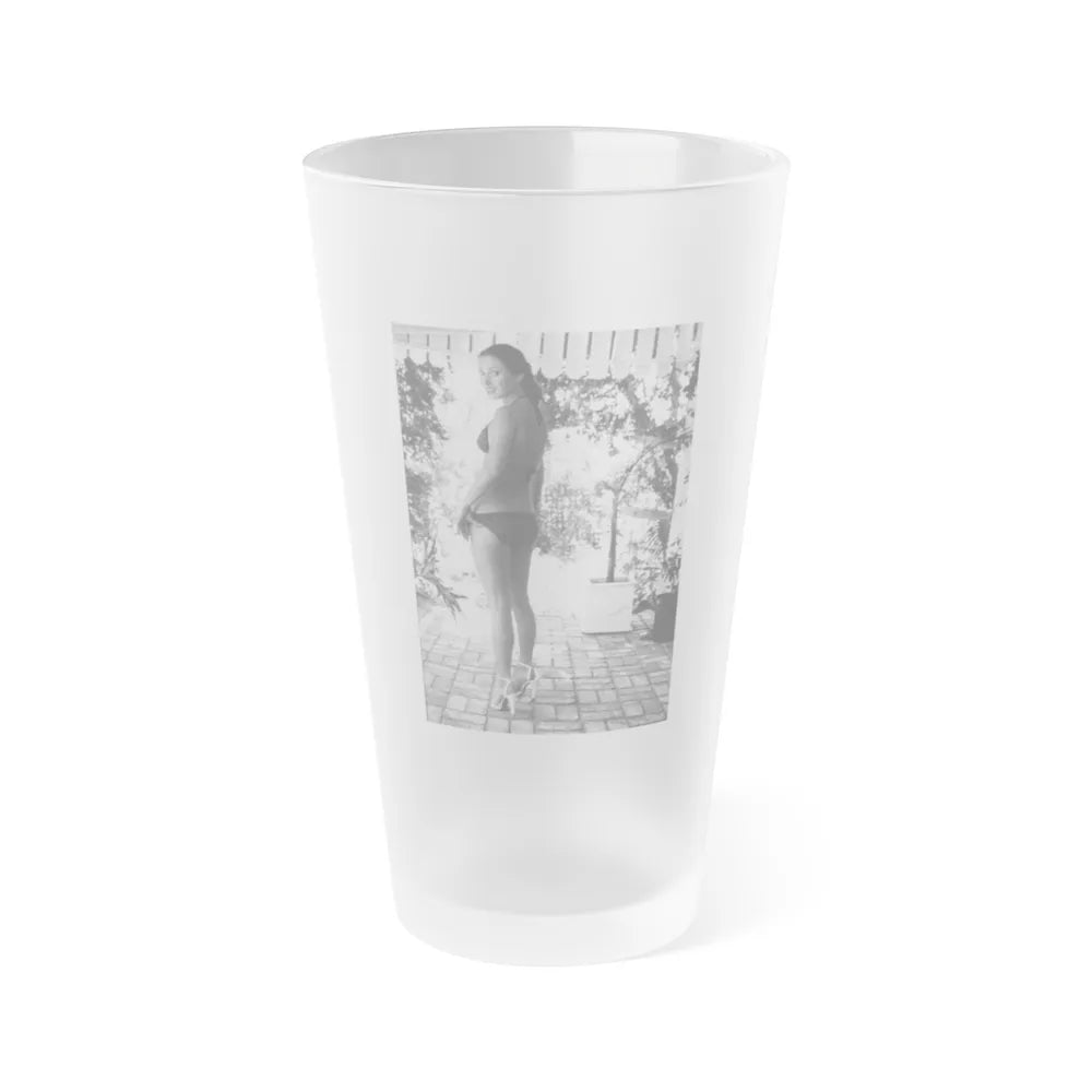 Jane Seymour #64 (Vintage Female Icon) Frosted Pint Glass 16oz-16oz-Frosted-Go Mug Yourself