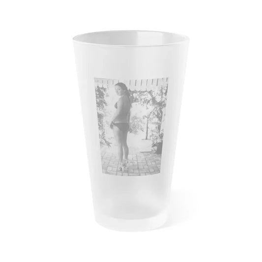 Jane Seymour #64 (Vintage Female Icon) Frosted Pint Glass 16oz 16oz Frosted - Go Mug Yourself