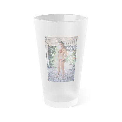 Jane Seymour #69 (Vintage Female Icon) Frosted Pint Glass 16oz-16oz-Frosted-Go Mug Yourself