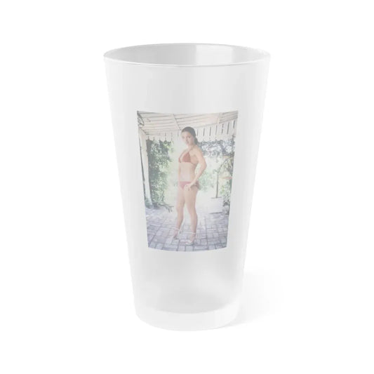 Jane Seymour #69 (Vintage Female Icon) Frosted Pint Glass 16oz 16oz Frosted - Go Mug Yourself