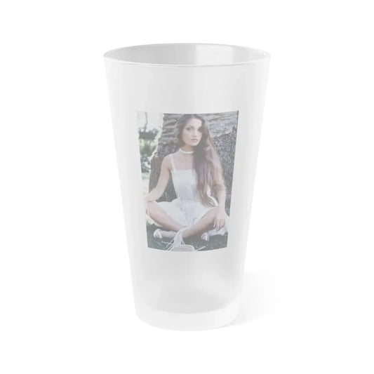 Jane Seymour #70 (Vintage Female Icon) Frosted Pint Glass 16oz 16oz Frosted - Go Mug Yourself
