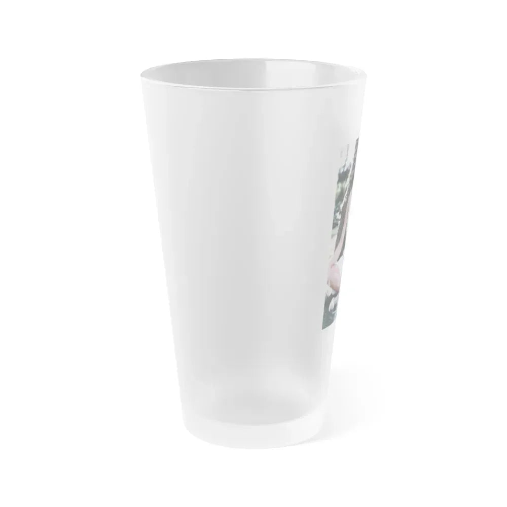 Jane Seymour #70 (Vintage Female Icon) Frosted Pint Glass 16oz - Go Mug Yourself
