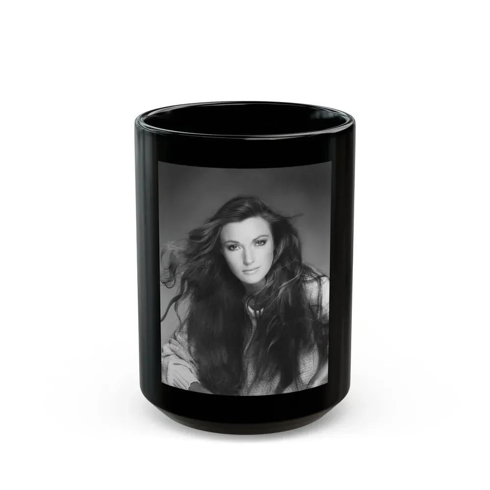 Jane Seymour #71 (Vintage Female Icon) Black Coffee Mug 15oz - Go Mug Yourself