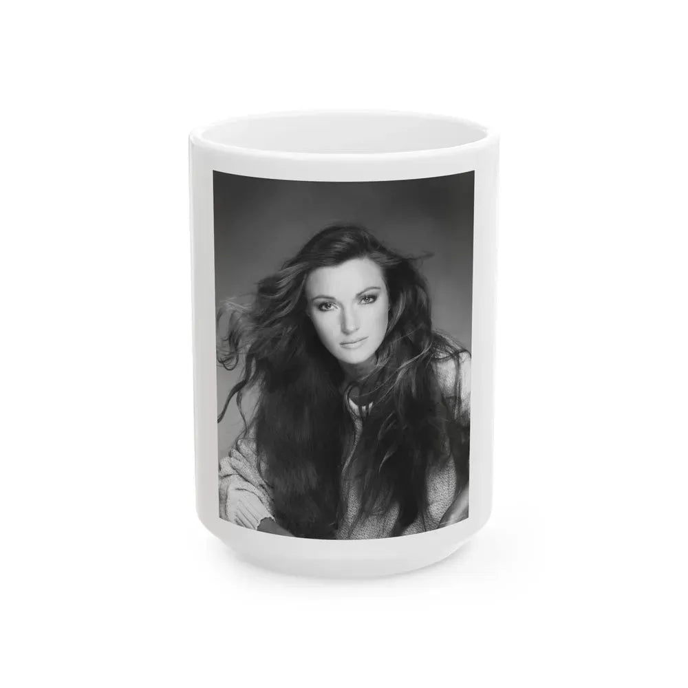 Jane Seymour #71 (Vintage Female Icon) White Coffee Mug 15oz - Go Mug Yourself