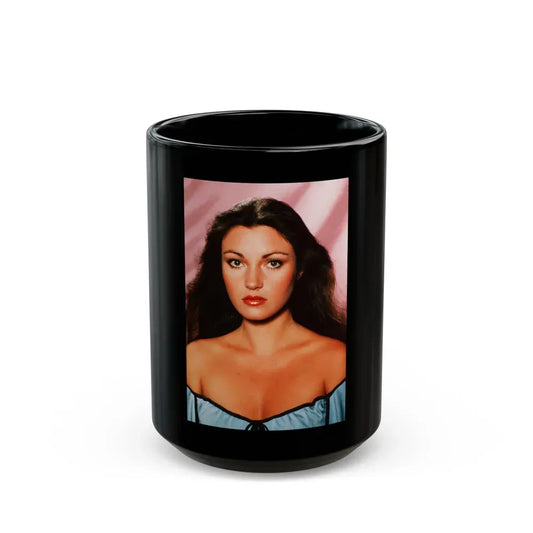 Jane Seymour #72 (Vintage Female Icon) Black Coffee Mug 15oz - Go Mug Yourself