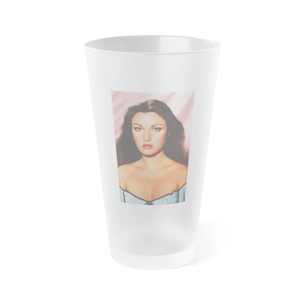 Jane Seymour #72 (Vintage Female Icon) Frosted Pint Glass 16oz-16oz-Frosted-Go Mug Yourself