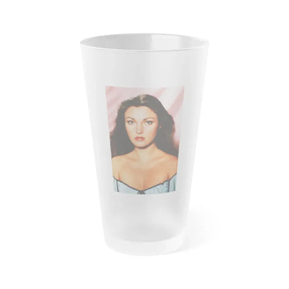 Jane Seymour #72 (Vintage Female Icon) Frosted Pint Glass 16oz 16oz Frosted - Go Mug Yourself