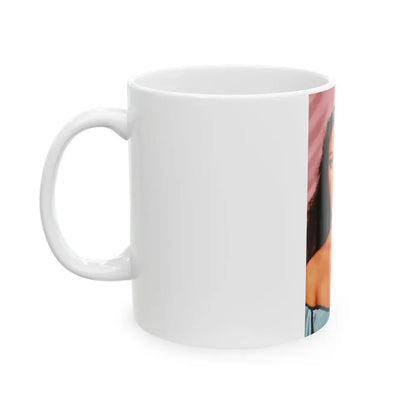 Jane Seymour #72 (Vintage Female Icon) White Coffee Mug - Go Mug Yourself